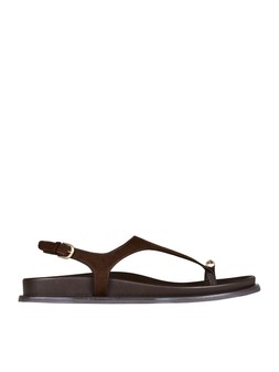 Tu Brown Toe-Detail Footbed Sandal, £20