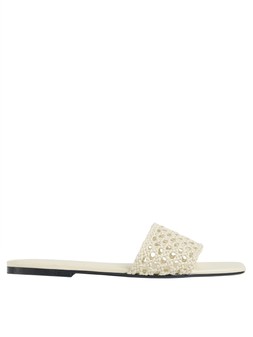 Tu Cream Lattice Mules, £18