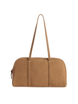 Tu Heritage Tan Suede Bowler Bag, £38