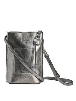 Tu High-Shine Chrome Phone Bag, £10