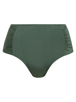 Tu Khaki Ruched Side Full Brief Bottoms, £12