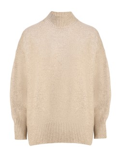 Tu Oatmeal Cloud Yarn Oversized High-Neck Jumper £22.50