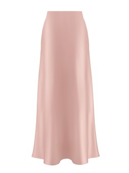 Tu Pink Liquid Satin Midi Skirt £20