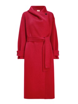 Tu Red Wool-Blend Double-Faced Coat £85