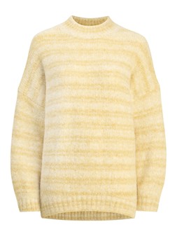 Tu Yellow Space-Dye Stripe Oversized Jumper £24