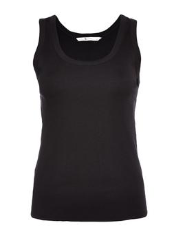 Tu Black Ribbed Vest, &pound;5