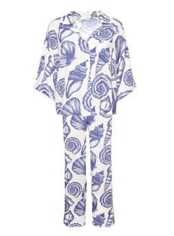 Tu Blue Seashell Traditional Pyjamas, &pound;20