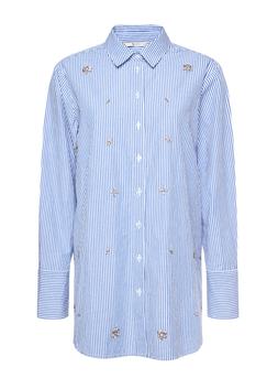 Tu Blue Stripe Embellished Shirt, &pound;24