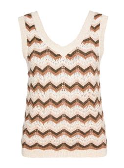 Tu Chevron Lurex Vest, &pound;18
