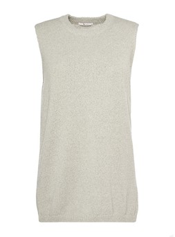 Tu Green Sleeveless Boucle Tank Top
