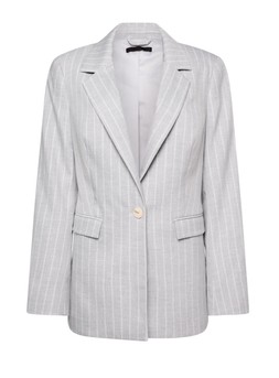 Tu Grey Pinstripe Relaxed Blazer Coord, &pound;28