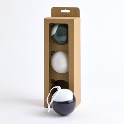 Habitat 3pk - Dipped White Glass, £10, 7310896 7