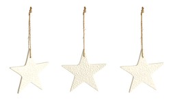 Habitat 3pk - Flat Hanging Ceramic Star Dec, £5, 7225716 2