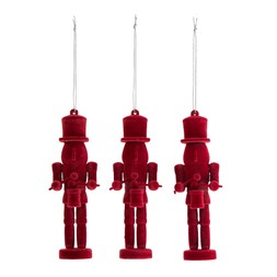 Habitat 3pk Hanging Wood Red Nutcrackers, £10, 7666052 1