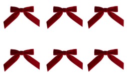 Habitat 6pk - Bows (Red Velvet) , £5, 7268948 2