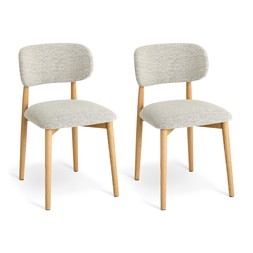 Habitat Arona Natural Oak Chair Pair, £210, 7539828 2