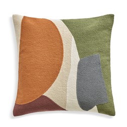 Habitat Autumn Abstract Crewel Cushion 43X43 7708147 £16