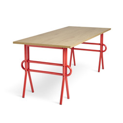 Habitat Ballon Red Dining Table, £170, 7658400 2