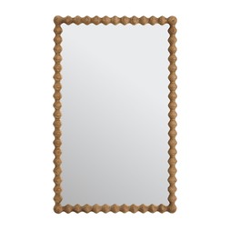 Habitat Bobbin Stained Wood Mirror 90X56Cm 7809448 £90
