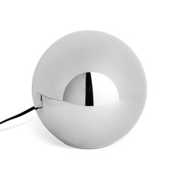 Habitat Caliban globe glass table lamp chrome 7846236