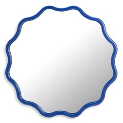 Habitat Cobalt Blue wavy Round Mirror, £45, 4664215 3