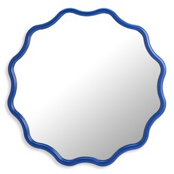 Habitat Cobalt Blue Wavy Round Mirror 4664215 £45