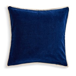 Habitat Cotton Velvet Cushion Navy 43x43, £10, 7623136 2