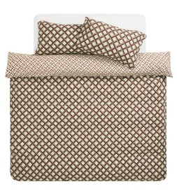 Habitat Diagonal Geo Print Mint Double 7871823 £20
