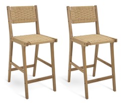 Habitat Faro Barstool Pair - Oak, £180, 4651527 2