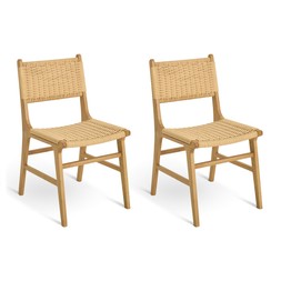 Habitat Faro Oak Chair Pair, £200, 7469950 2