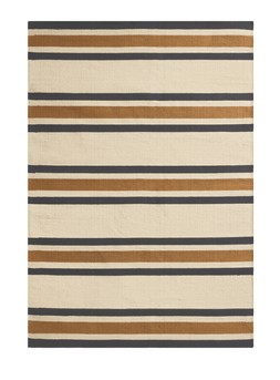 Habitat Flatweave Stripe Rug Navy 120 X 170 7795899 £65