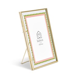 Habitat Green & Pink Scallop Glass Frame 4X6 7713792 £10