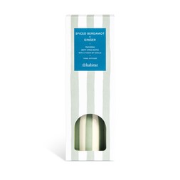 Habitat Green Stripe Bergamot & Ginger Ceramic Large Diffuser 7884401 2 £12