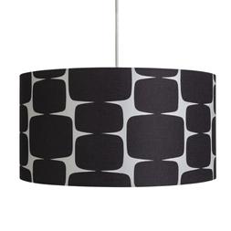 Habitat x Scion Scandi Lohko Drum Shade Black 49cm, &pound;45
