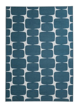 Habitat x Scion Scandi Lohko Printed Rug Teal, From &pound;65