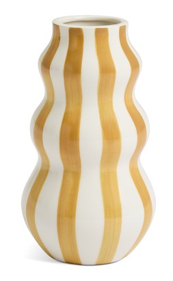 Habitat Hand Painted Stripe Vase Mustard, £14, 6795845 1