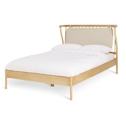 Habitat Hugh Wooden and Fabric Spindle Double Bed, £420, 7689039 1