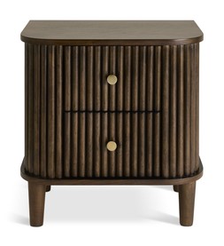 Habitat Kendi 2 Drawer Side Table - Walnut, £180, 4564999