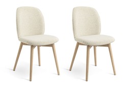 Habitat Laurel Cream Chair Pair, £250, 7184039 2