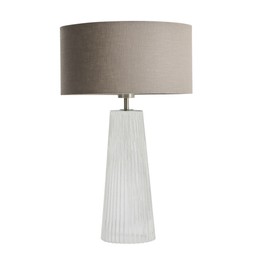 Habitat Le Marais XL Ribbed Glass Table Base Only, £30, 7579871 1