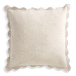 Habitat Linen White Scallop Edge Cushion 43x43, £12, 4520593 2