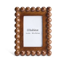 Habitat Mango Wood Bobble Frame 4x6, £10, 7446722 2