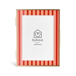 Habitat Pink Wavy Border Frame 5x7, £8, 7518416