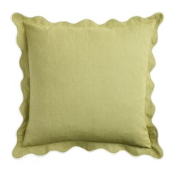 Habitat Scallop Cushion 43x43 Olive, £12, 7715233 2