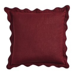 Habitat Scallop Cushion 43x43 Pomegranate, £12, 7575301 2