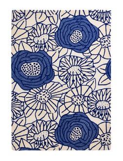 Habitat Scandi Blue Flower Head Tufted Rug 120 X 170 7940228 £150