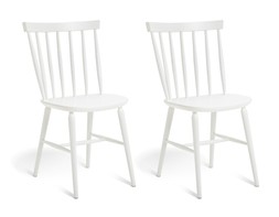 Habitat Talia White Chairs Pair 3363603 £160