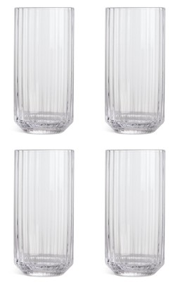 Habitat Wide Ribbed Hi ball Clear 4pk, £17, 7189357 1