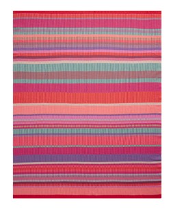 Habitat X Margo Selby Buster Rep Weave Knitted Throw Red 7613737 £28