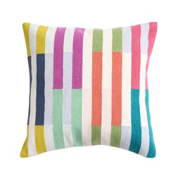 Habitat X Margo Selby Janie Colour Block Crewel Embroidery Cushion 7632093 £24